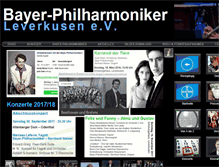 Tablet Screenshot of bayer-philharmoniker.de